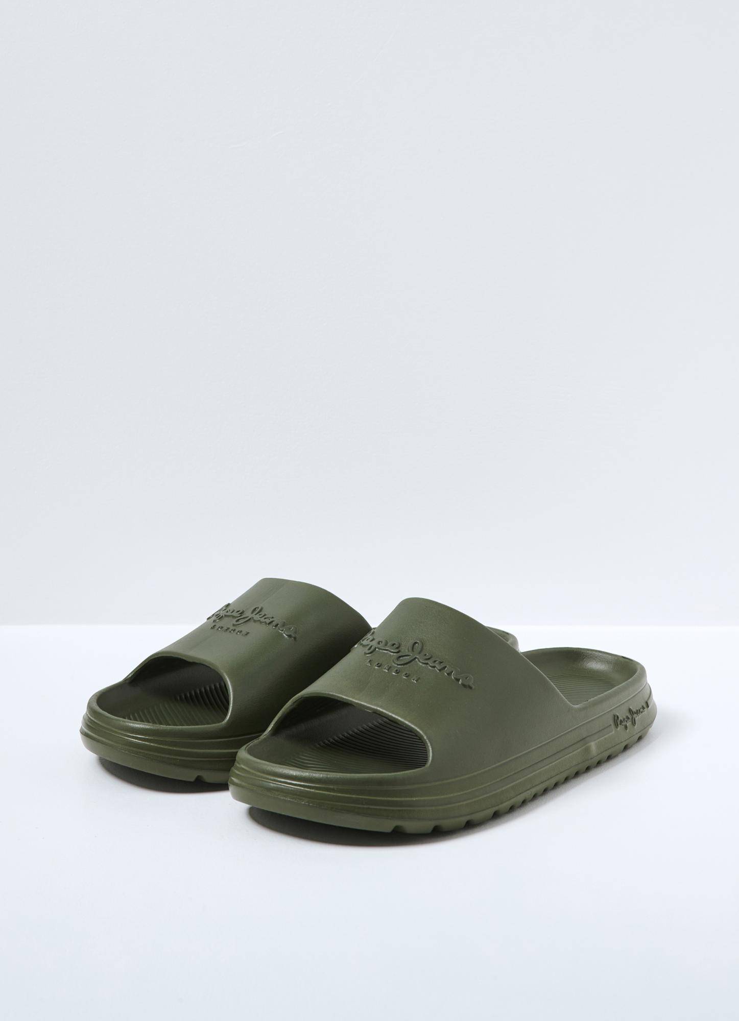 

Мужские сланцы Pepe Jeans London (BEACH SLIDE s_PMS70119), зеленые, Зеленый