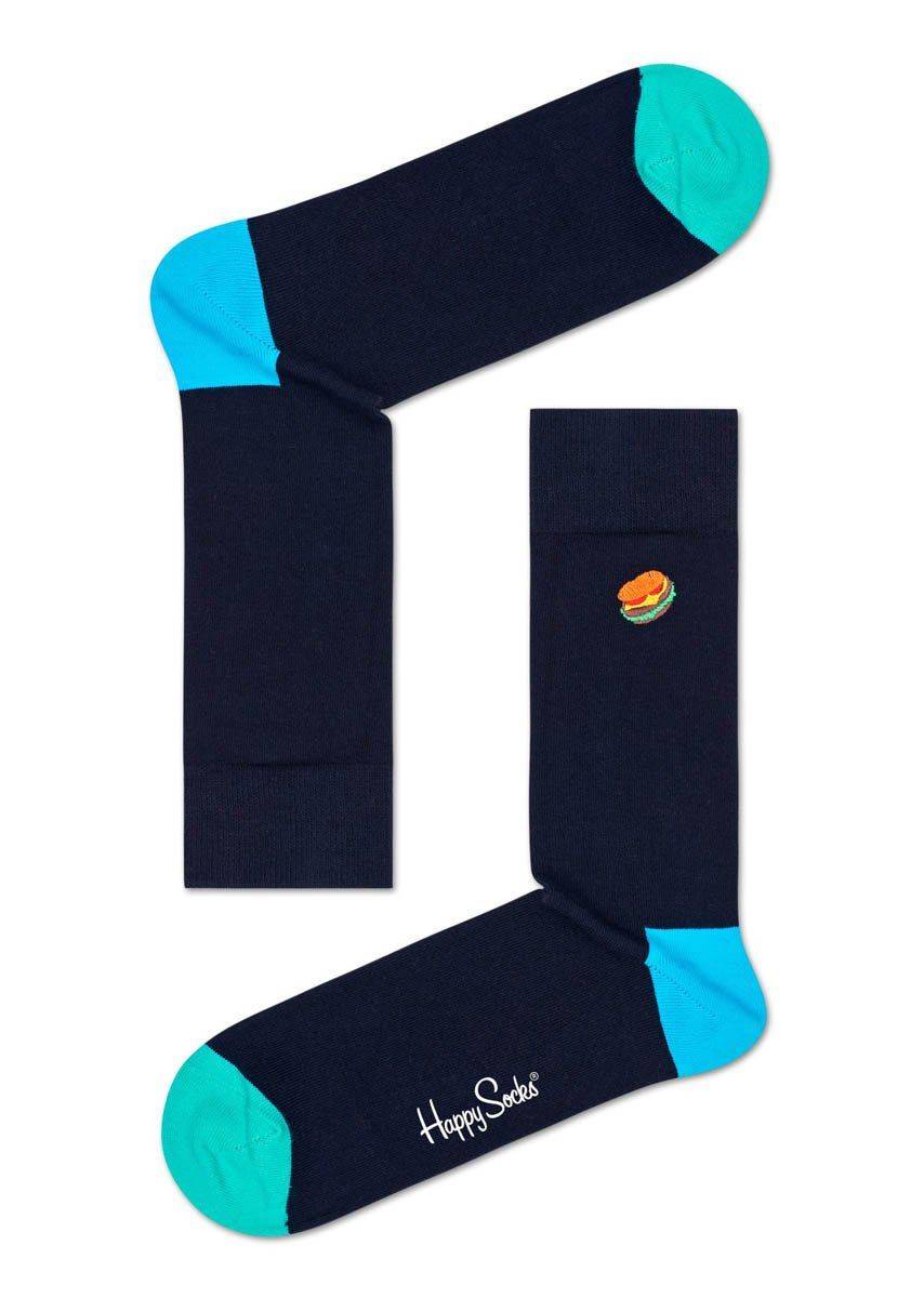 Носки Happy socks Embroidery Burger Sock BEHA01, размер 29 - фото 1