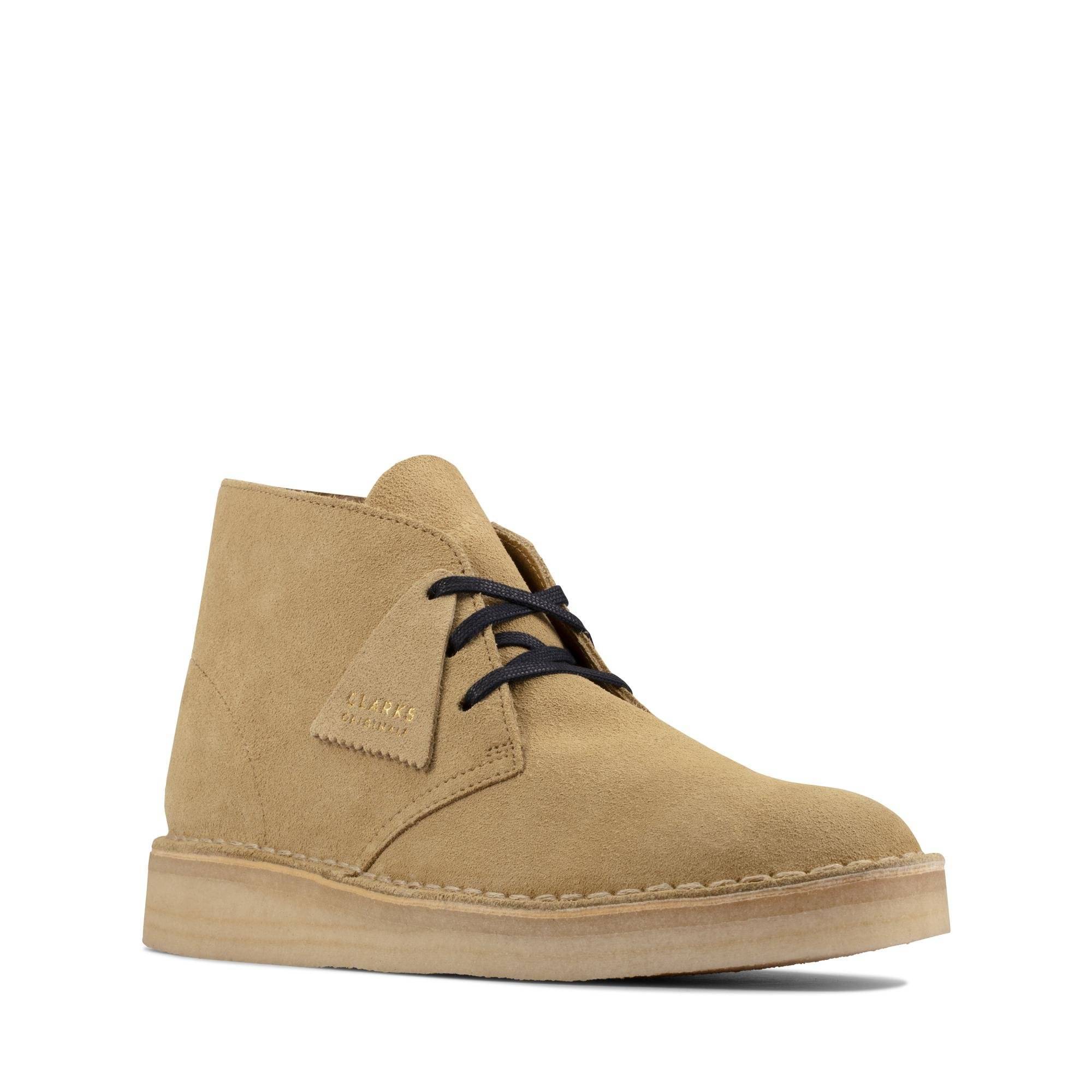 Купить Мужские дезерты Clarks, цвет бежевый, Модель: Desert Coal, арт ...