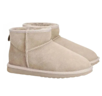 женские ботинки из овчины (угги) EMU Australia Stinger Micro W10937 (жен. полусапоги из овчины (у W10937, цвет Песочный