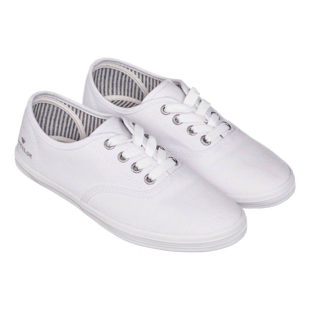 Купить Женские кеды Tom Tailor Shoes, цвет белый, арт: 6992401 - нет вналичии