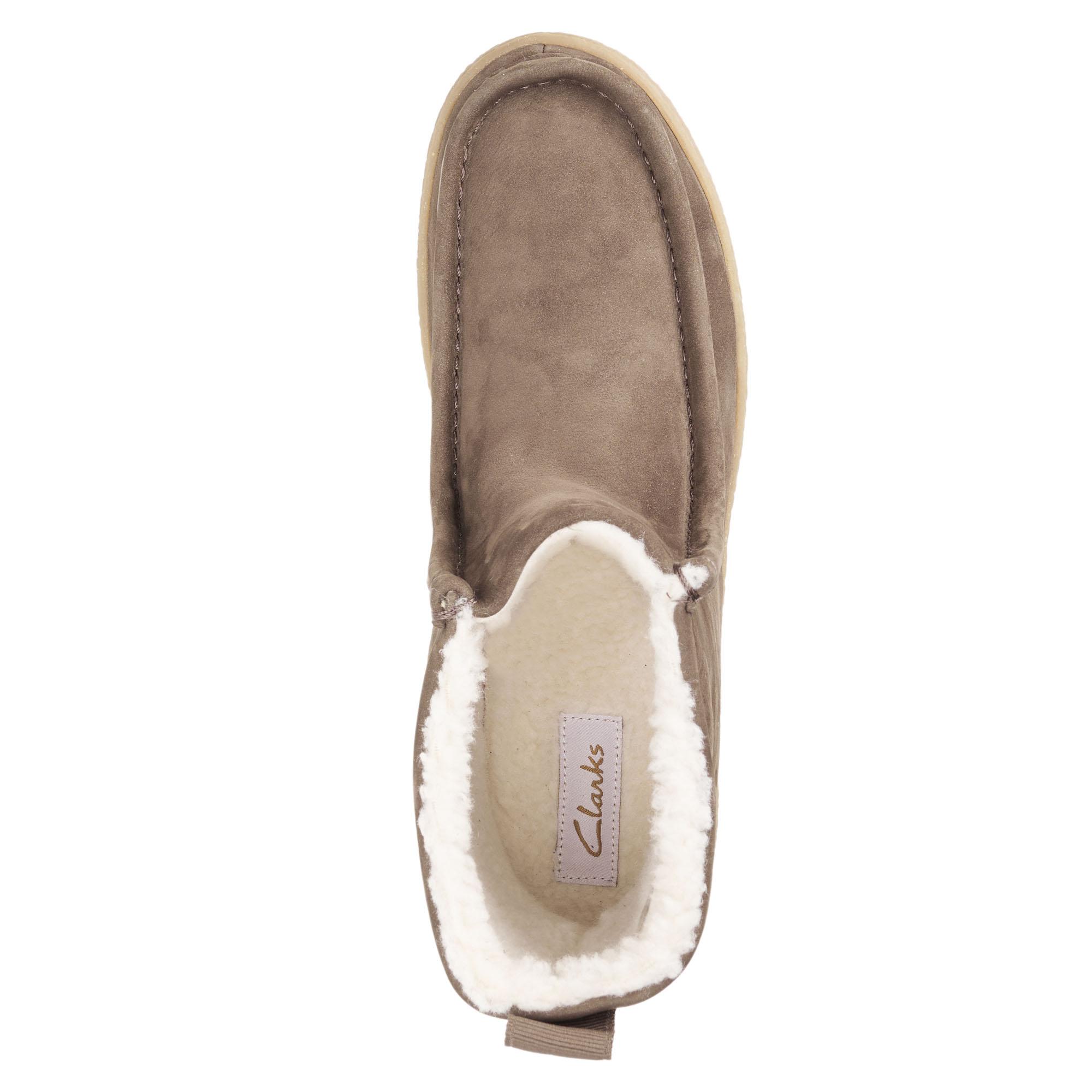 

Женские полусапоги Clarks, коричневые, Коричневый