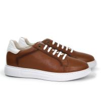 Мужские кеды Clarks, коньячные, арт: 22207076