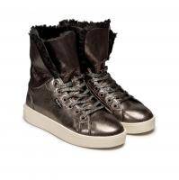 Женские высокие кеды Pepe Jeans London, серебряные, арт: PLS30889