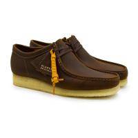 Мужские полуботинки Clarks (Wallabee 26156605), коричневые, арт: 26156605