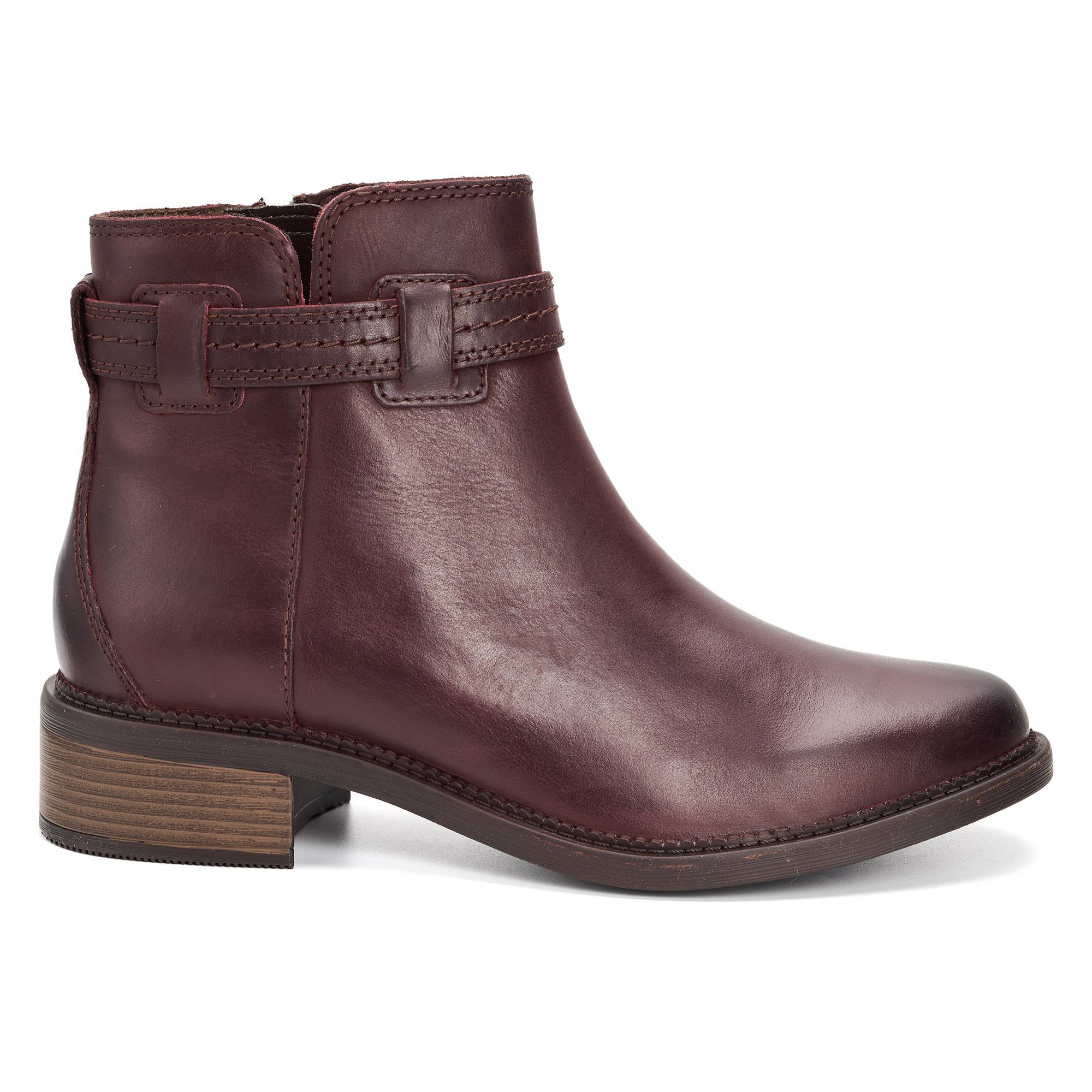 

Женские полусапоги Clarks, коньячные, Коньячный