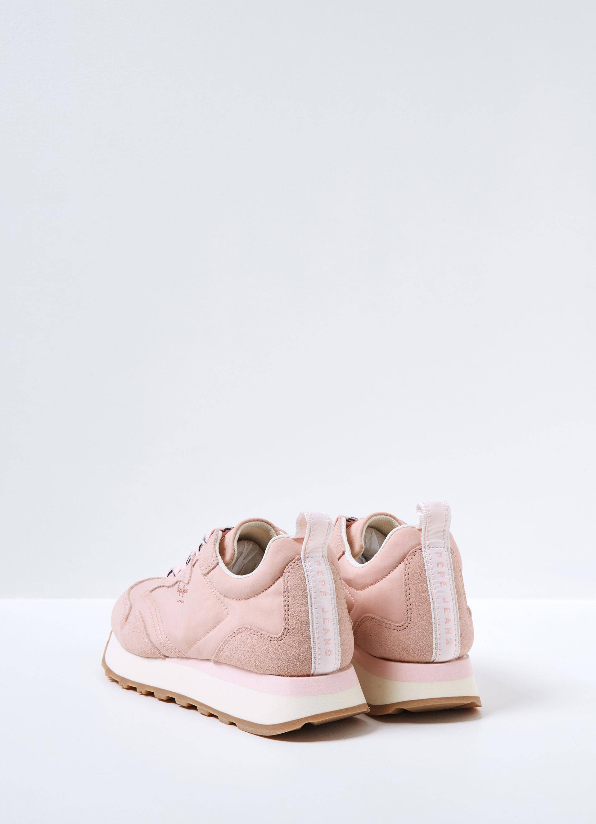 Купить Женские кроссовки Pepe Jeans London, цвет розовый, Модель: DOVER ...
