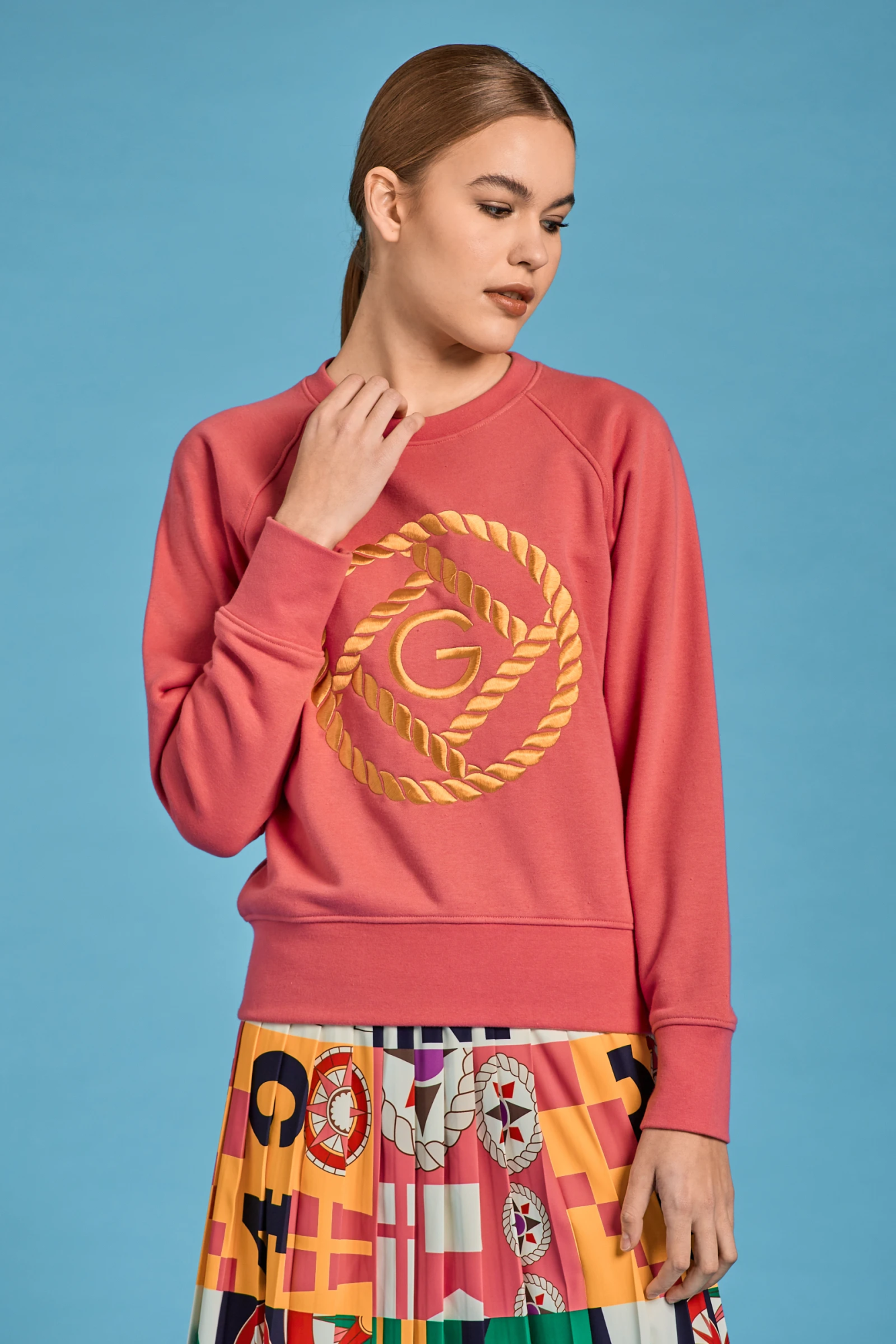 

Женский свитшот Gant, розовый