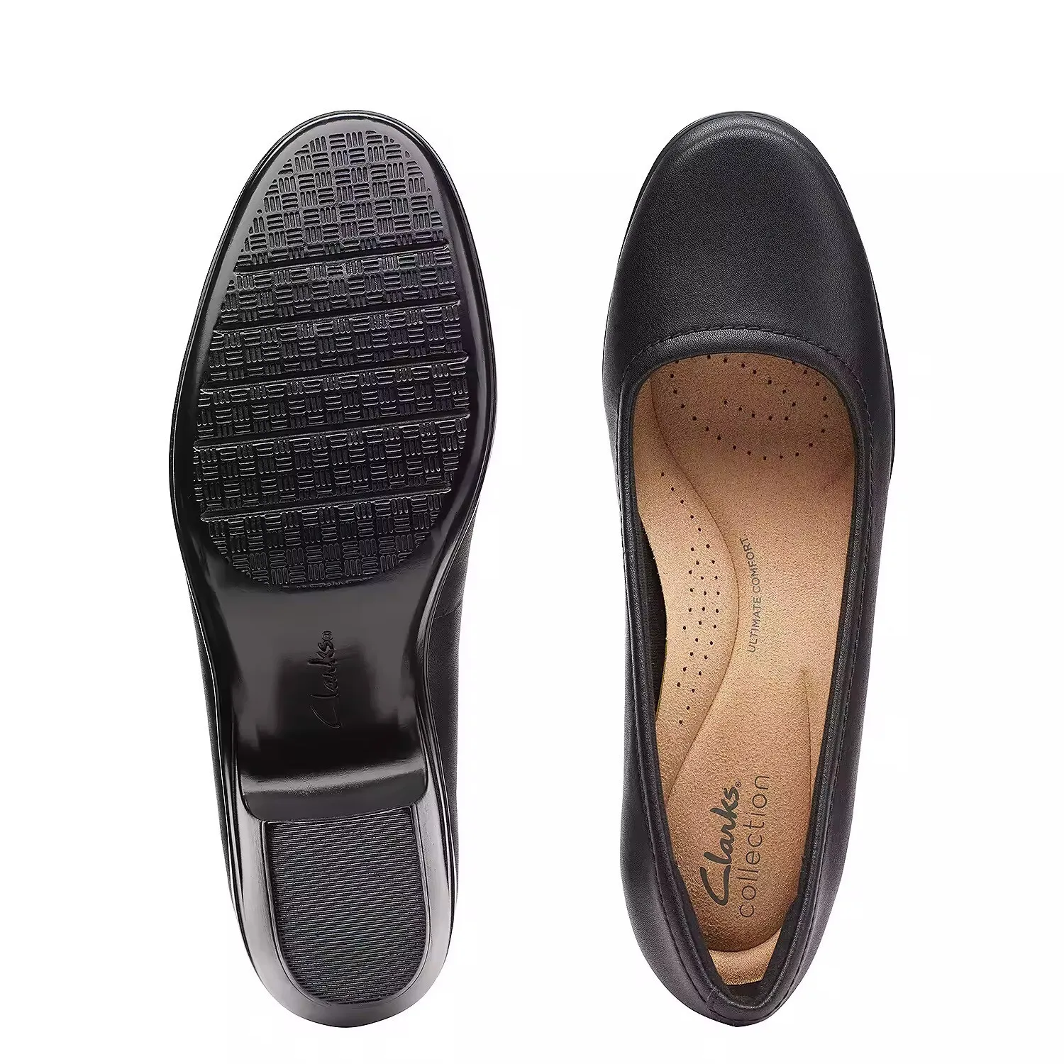 Женские туфли-лодочки Clarks, черные, цвет черный, размер 39 - фото 6