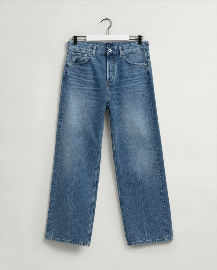 Мужские джинсы Gant, синие, цвет синий, размер 35