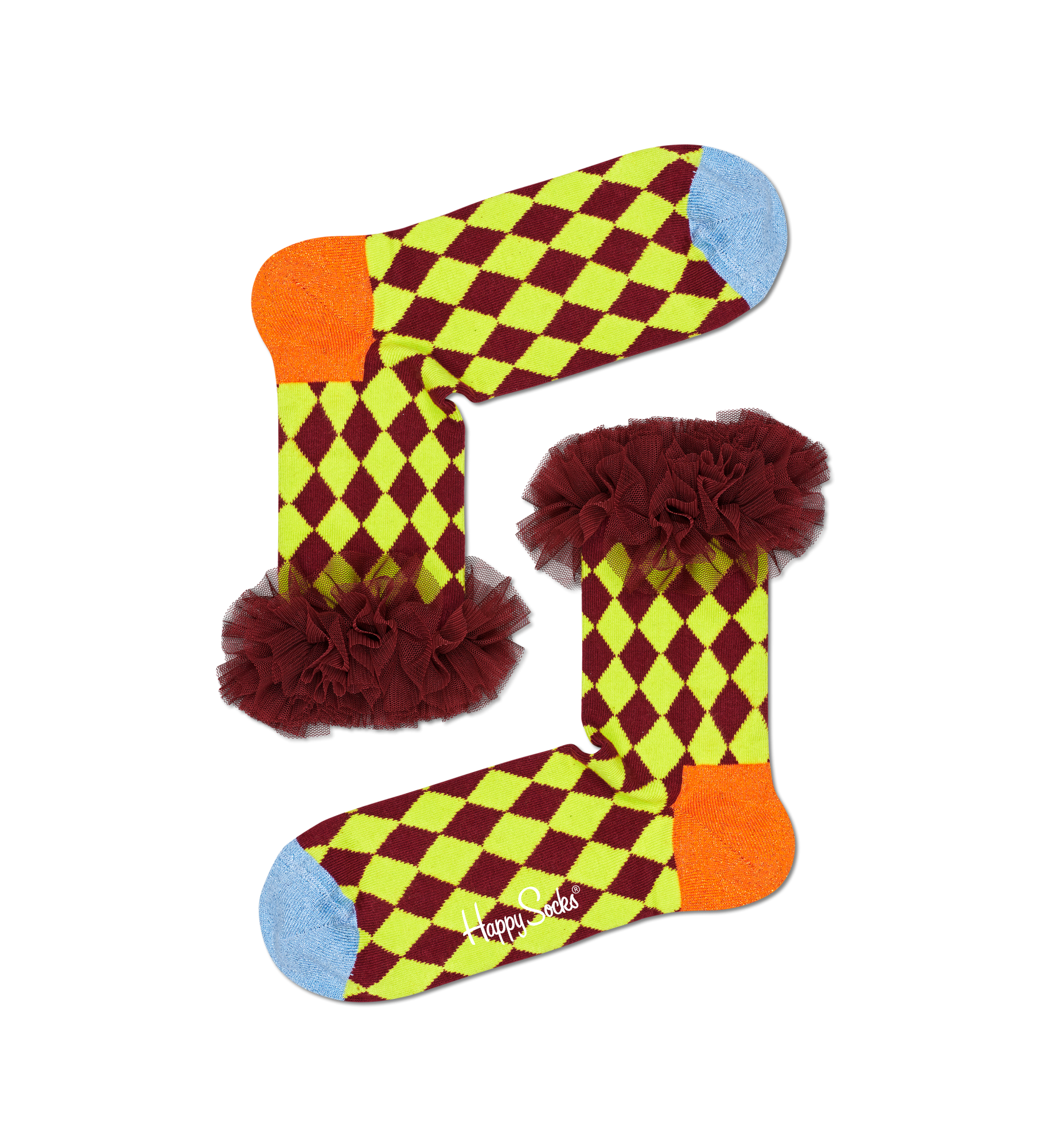 

Носки Happy socks Harlequine Tulle Half Crew Sock HAT13