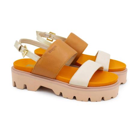 Женские сандалии Blauer ELSIE S3ELSIE08-LEA, коньячные