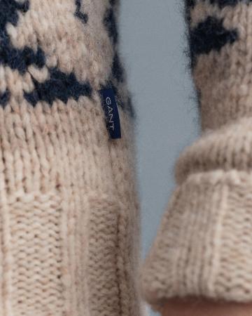 ALPACA GEOMETRIC FUNNEL NECK 8060020