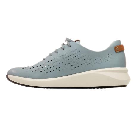 Женские кроссовки Clarks Un Rio Tie 26149854, голубые Женские кроссовки Clarks Un Rio Tie 26149854, голубые