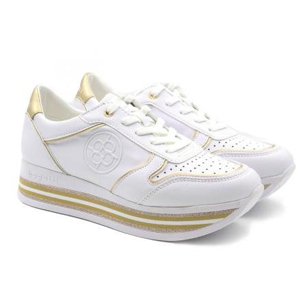 Женские кроссовки Bugatti Lian 43188008-5055, белые