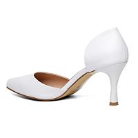  546-0850-1000 - Женские туфли-лодочки Bugatti, белые