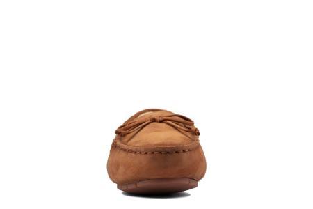 Женские мокасины Clarks C Mocc Boat2 26156425, коричневые