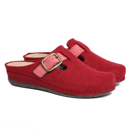 Женские тапочки SCHOLL INVERNESS BUCKLE F308941022, красные