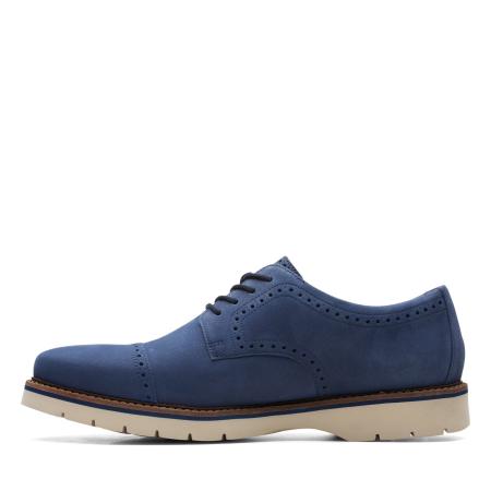 Мужские дерби брогированные Clarks Bayhill Cap 26157908, синие