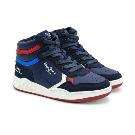 Детские высокие кроссовки Pepe Jeans London KURT BRITT BOOT PBS30499, синие