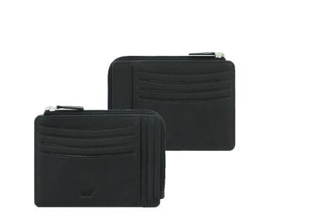 Мужской чехол для карт Braun Buffel CARDIFF Card case + zip 8CS 89149, черный