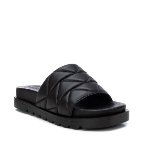 Женские сланцы CARMELA LEATHER LADIES SANDALS 68292, черные