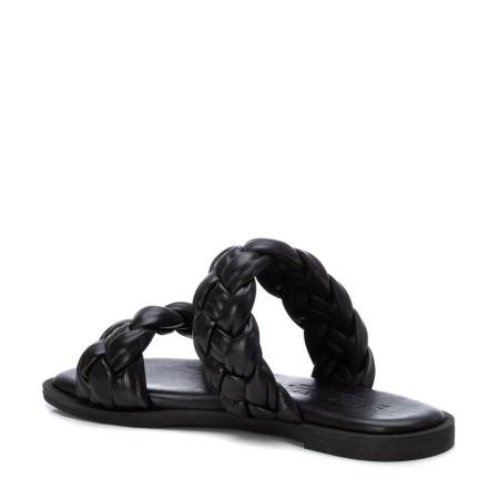 Женские сланцы CARMELA LEATHER LADIES SANDALS 68546, черные