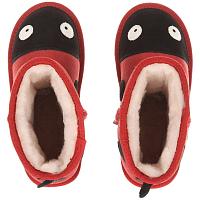 LCRE - Little Creatures Ladybird K10111 - Детские полусапоги из овчины (угги) EMU Australia, красные LCRE - Little Creatures Ladybird K10111 - Детские полусапоги из овчины (угги) EMU Australia, красные