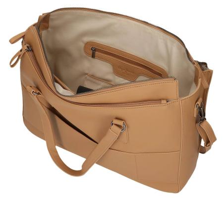 Женская сумка для ноутбука Pepe Jeans Bags LAPTOP HANDBAG 75360-SS21, бежевая