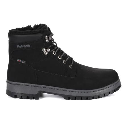 Мужские ботинки REFRESH PU MEN ANKLE BOOTS 170026, черные