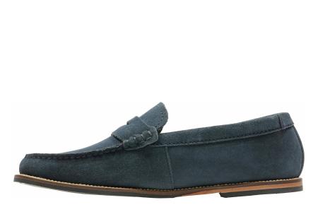 Мужские лоферы Clarks Whitley Free 26139611, синие Мужские лоферы Clarks Whitley Free 26139611, синие