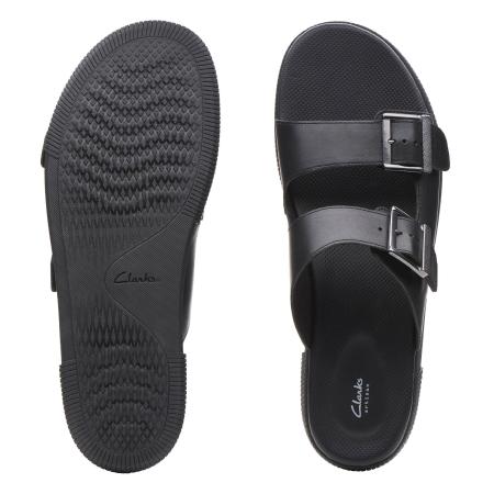 Мужские сланцы Clarks Vine Cedar 26136201, черные