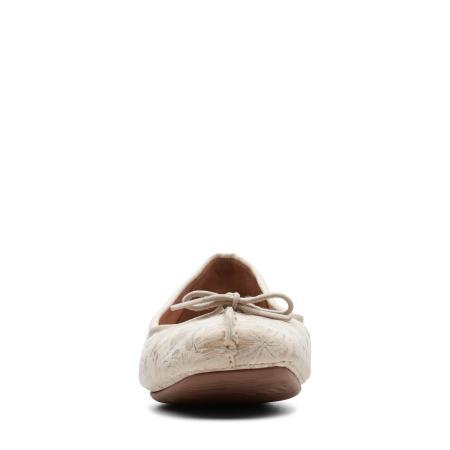 Женские балетки Clarks Freckle Ice 26147555, белые Женские балетки Clarks Freckle Ice 26147555, белые