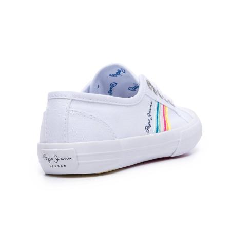 Детские кеды Pepe Jeans London BAKER TAPE PGS30383, белые Детские кеды Pepe Jeans London BAKER TAPE PGS30383, белые