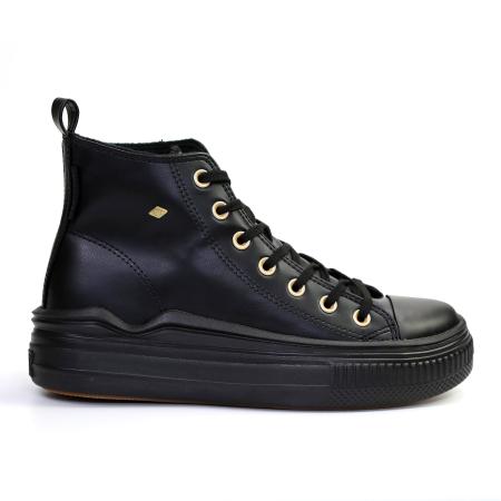 Женские высокие кеды British Knights KAYA FLOW MID B52-3731-02, черные