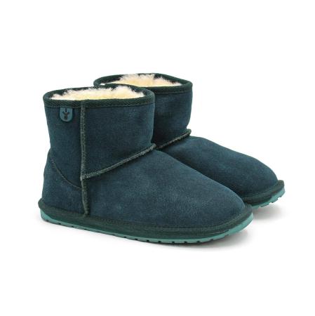 Детские полусапоги из овчины (угги) EMU Australia Wallaby Mini K10103, зеленые