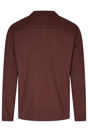 Мужское поло Camel Active Polo Long Sleeve 409865-8P01, бордовое