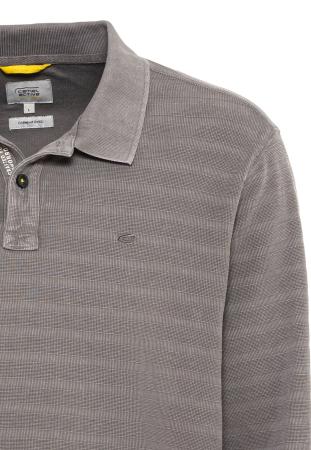 Мужское поло Camel Active GMD, Struktur 409865-1P01, серое