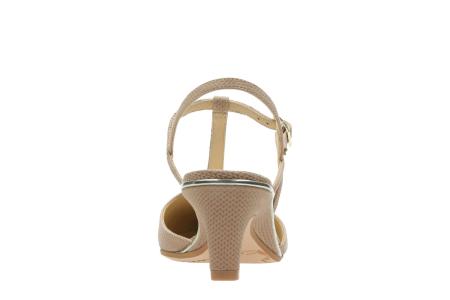 Женские туфли с закрытым мыском/открытой пяткой Clarks Ellis Lola 26142097, бежевые