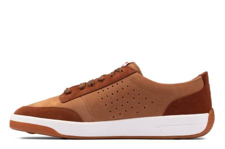 Мужские кеды Clarks Hero Air Lace 26152883, коричневые