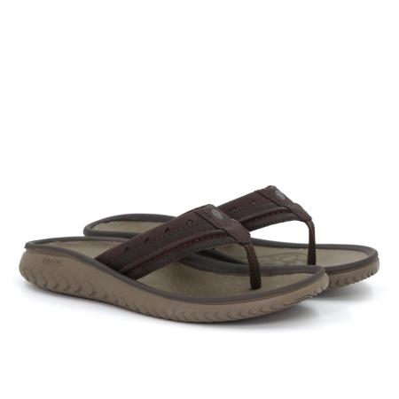 Мужские вьетнамки Clarks Wesley Post 26164872, коричневые