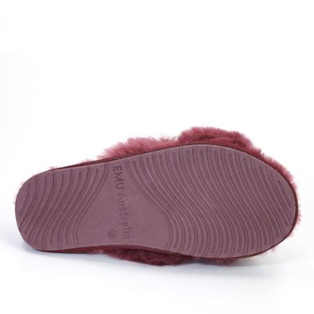 Женские тапочки EMU Australia Mayberry W11573, бордовые