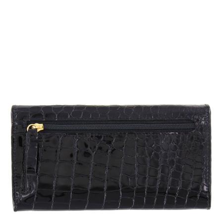 Женский кошелек Braun Buffel GLANZKROKO Wallet 9CS 40430, черный
