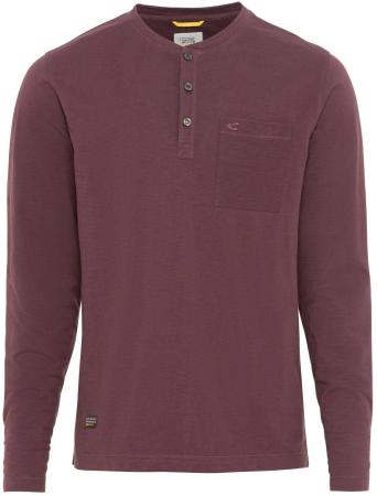 Мужской джемпер Camel Active Henley 1/1 Arm 409670-8T51, бордовый