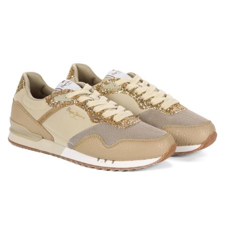 Женские кроссовки Pepe Jeans London LONDON W QUEEN PLS31379, бежевые