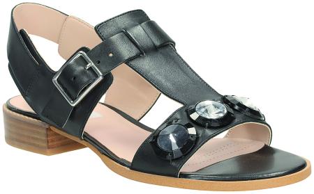 Женские сандалии Clarks Bliss Melody 26114627, черные Женские сандалии Clarks Bliss Melody 26114627, черные