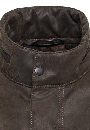 Мужская куртка-сафари Camel Active Leather Blouson 431170-2E87, хаки