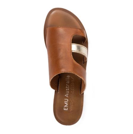 Женские сланцы EMU Australia Dion W11691, коньячные