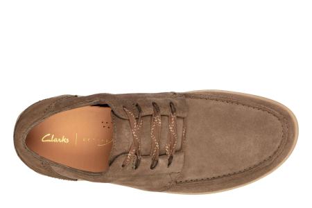 Мужские полуботинки Clarks Oakland Walk 26154065, оливковые