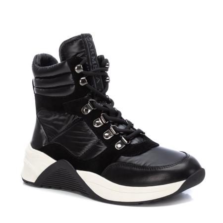 Женские высокие ботинки CARMELA LEATHER COMBINED LADIES ANKLE BOOTS 160293, черные